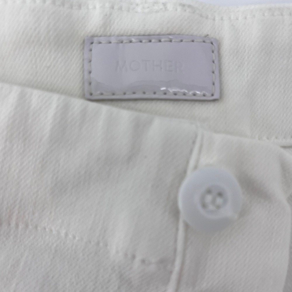 MOTHER Patch Pocket‎ Private Ankle Fray Jeans in Fairest of Them All Size 33 - Picture 7 of 11